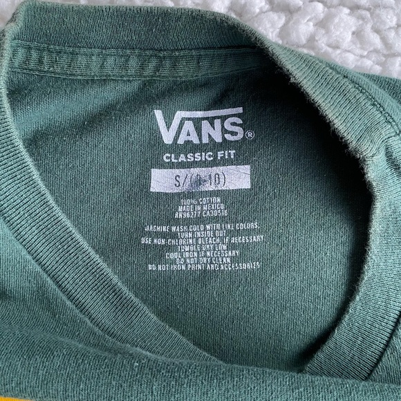 Vans off the wall checker board graphic along sleeved t shirt - Picture 5 of 5